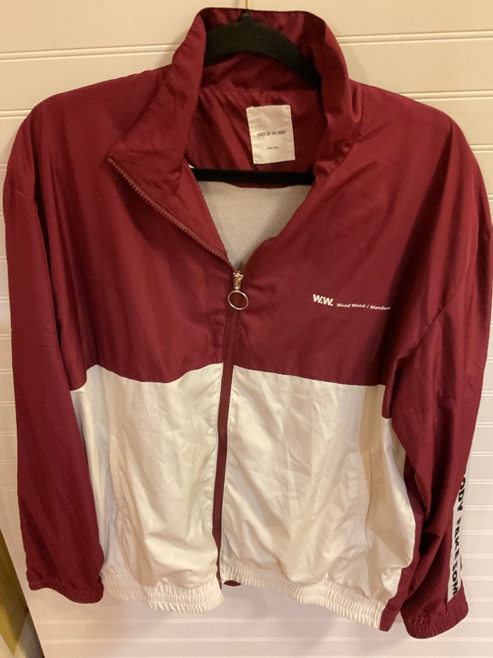 Wood Wood x Montana Colorblock Windbreaker Full Zip Jacket Size: XL Pre Owned